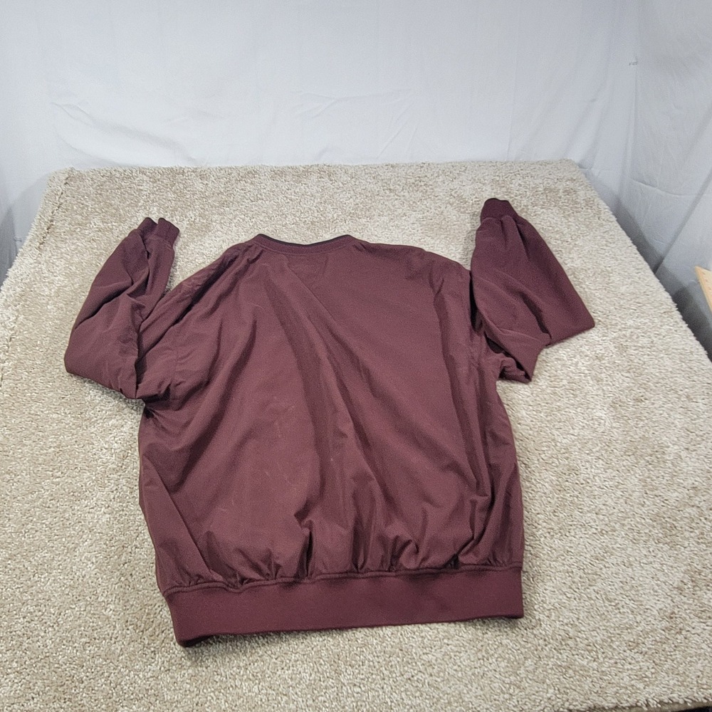 Cabelas Pullover Windbreaker V-Neck Long Sleeve O… - image 7